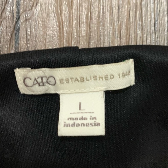 Cato Black & Red Long Sleeve Sweater Dress Large - Picture 10 of 10